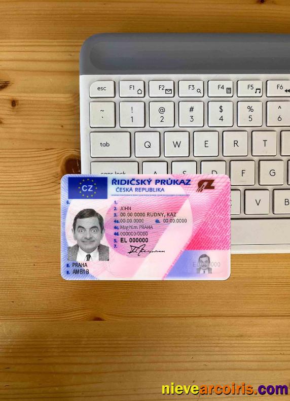 Czech driving license photolook